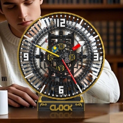 Hodiny s mechanickými převody Mould King 10160 - Creative Idea