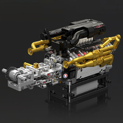 Automotive 8-Zylinder FE V12 Motor Mould King 10204 - MKing Engine - kopie - kopie