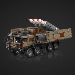 Mobilní R/C raketové odpalovací zažízení MLV-8x4 Mould King 20044 - Military - kopie