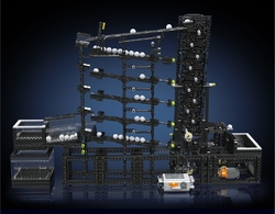 Logaritmická kuličková kalkulačka Mould King 26012 - Technika