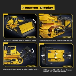 R/C Buldozer PR766 Mould King 17049 - Technika