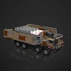 Mobilní R/C raketové odpalovací zažízení MLV-8x4 Mould King 20044 - Military - kopie