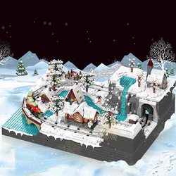 Vánoční vlak zázraků Mould King 12029 - Merry Christmas