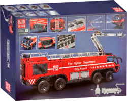 RC airport fire truck Mould King 19004 - Models
