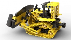 Bulldozer-Raupenfahrzeug Mould King 24020 - Models