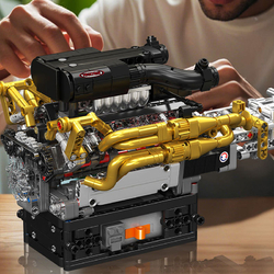 Automobilový motor Valkyrie V12 Mould King 10224 - MKing Engine