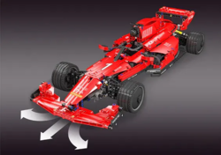 Formule F1 Red Furious R/C Mould King 18024A