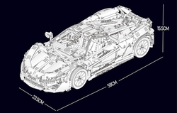 Sportovní automobil P1 Mould King 13091 - Models