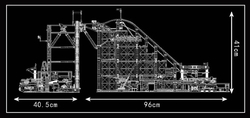 Achterbahn KINGLAND Mould King 11012 - Technik