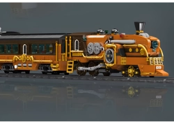 Steampunk vlak Mould King 12046 - World Railway 
