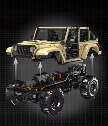 Terénní R/C automobil Wrangler Rubicon Mould King 13184 - Models 1:6
