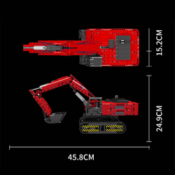 Mechanical excavator R/C Mould King 15062 - Models