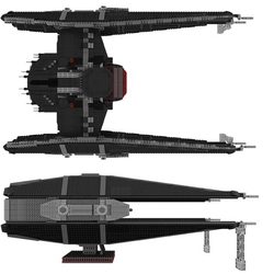 Vesmírná loď Tie Silencer Mould King 21025 - MK Space
