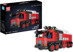 Feuerwehrwagen der Stadt, Modell Mould King 24094