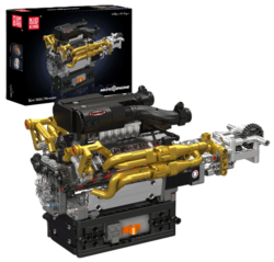 Automobilový motor Valkyrie V12 Mould King 10224 - MKing Engine