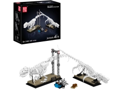 Mosasaurus- und Velociraptor-Dinosaurierskelette Mould King 29005 - Jurassic World
