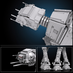 All Terrain Armored Transporter AT-AT Walker Mould King 21015 - MK Stars