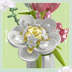 Váza s kvetmi Mould King - Flower World