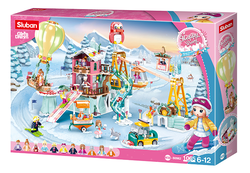 Winterpark im Schnee - Girl´s Dream - Sluban M38-B0962