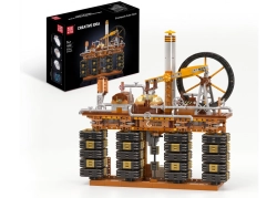 Steampunk Cube Clock Mould King 10180