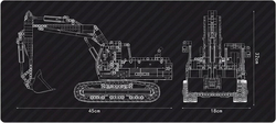 Bagr R/C Mould King 17033 - Technika