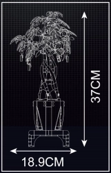 Strom peněz Mould King 10063 - Flower World