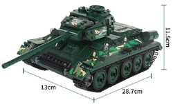 Sovietsky stredný tank T-34 R/C Mould King 20015 - Military