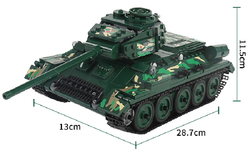 Sovětský střední tank T-34 R/C Mould King 20015 - Military