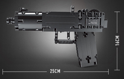 Automatic gun Glock Mould King 14008 - Military