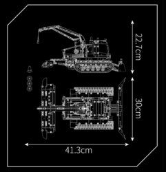Sněžná rolba R/C Mould King 17051 - Models