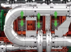 Řadový 6válcový motor Scania s převodovkou MK 10200 MK Engine
