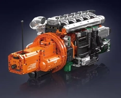 Řadový 6válcový motor Scania s převodovkou MK 10200 MK Engine