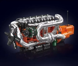Řadový 6válcový motor Scania s převodovkou MK 10200 MK Engine