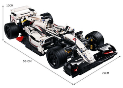 Závodné auto Formule F1 Mould King 13117 - Models