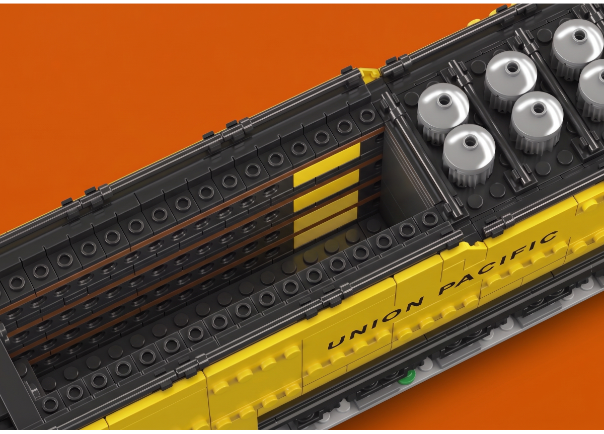 Parní lokomotiva Big Boy Mould King 12049 - World Railway