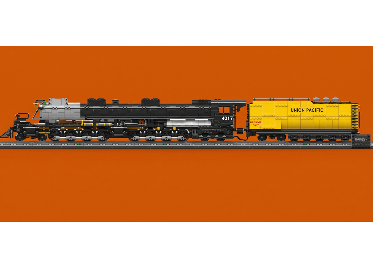 Parní lokomotiva Big Boy Mould King 12049 - World Railway