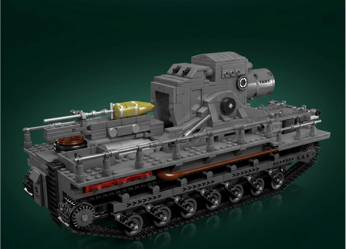 Deutsches Halbkettenfahrzeug Sd.Kfz.7 mit Flak Mould King 20048 - kopie