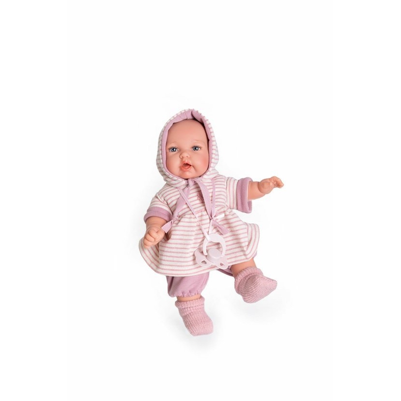 Antonio Juan 12237 PETIT - realistická panenka se zvuky a měkkým látkovým tělem - 27 cm