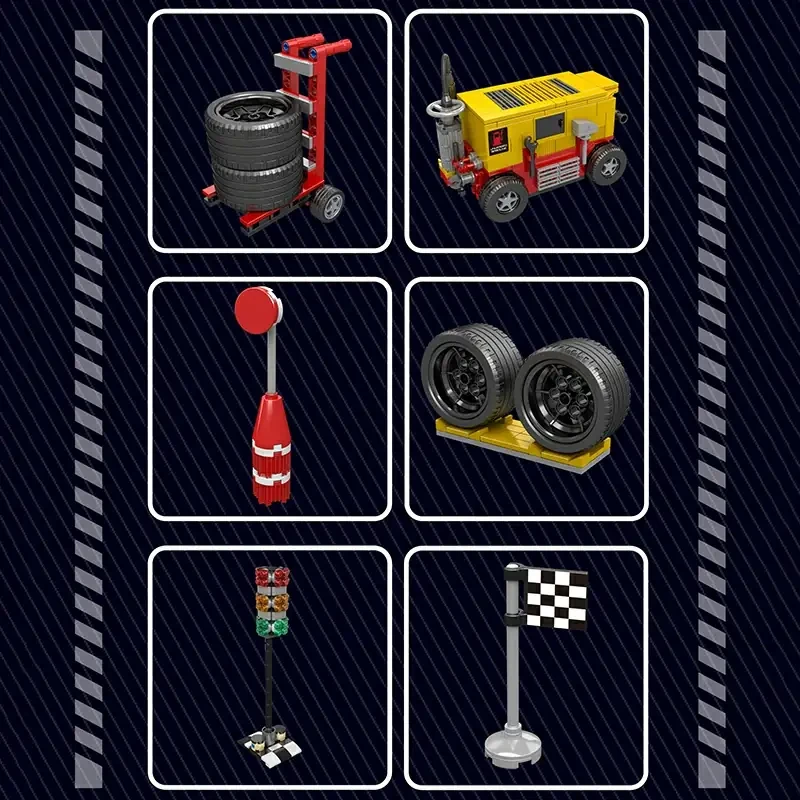 Závodní vůz Formule F1 Mould King 10035 -Creative Idea