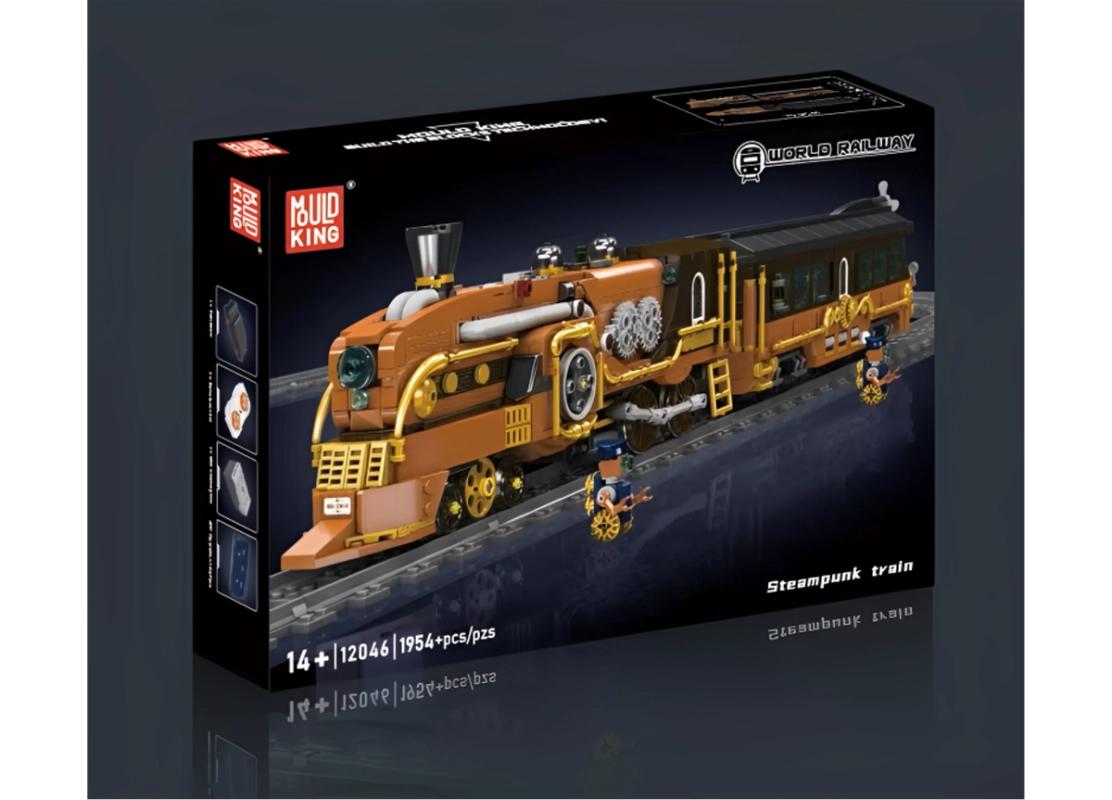Steampunk vlak Mould King 12046 - World Railway 