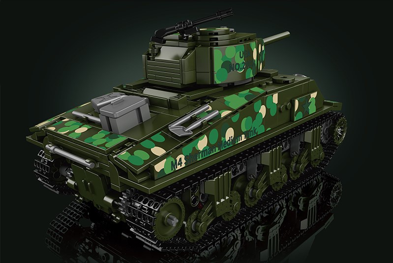 American medium tank M4 Sherman Mould King 20024 - Military