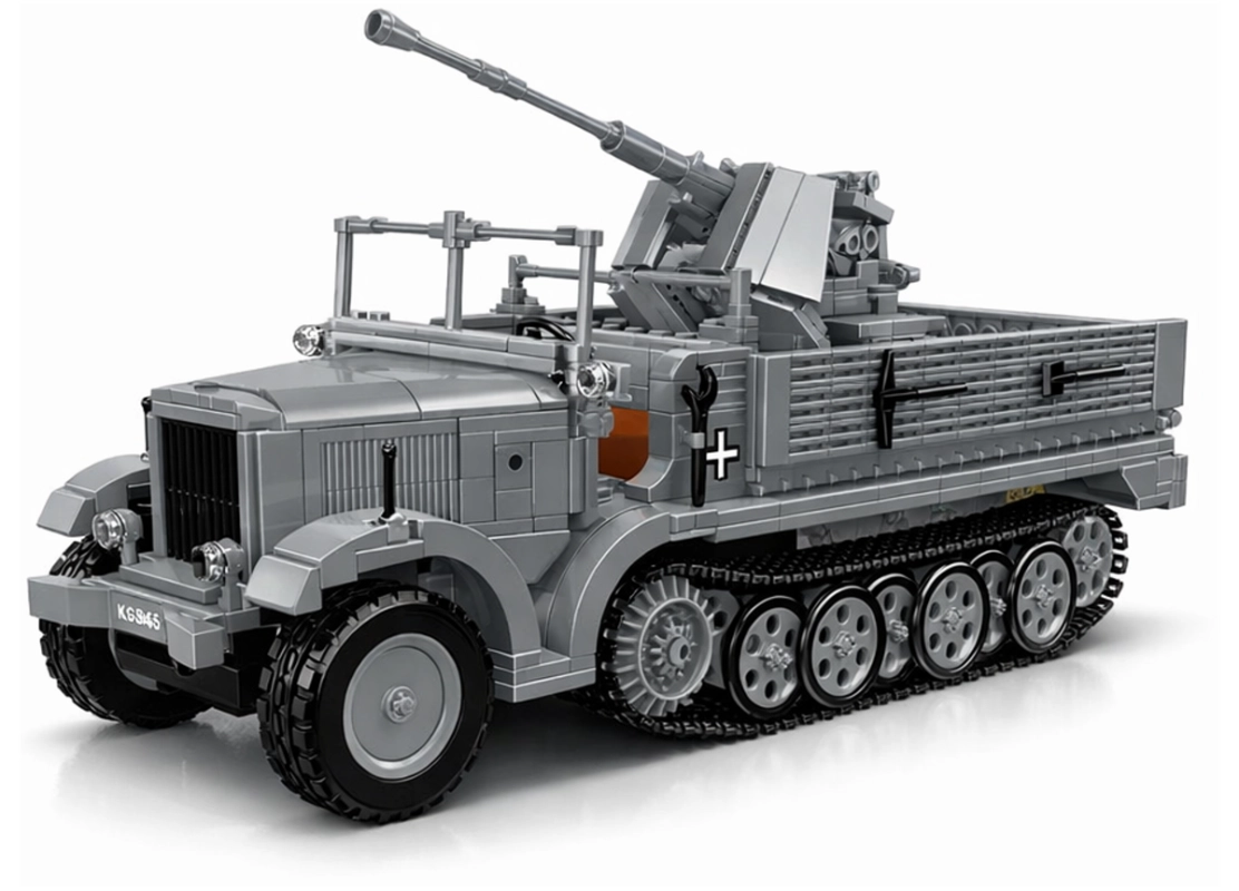 Deutsches Halbkettenfahrzeug Sd.Kfz.7 mit Flak Mould King 20048