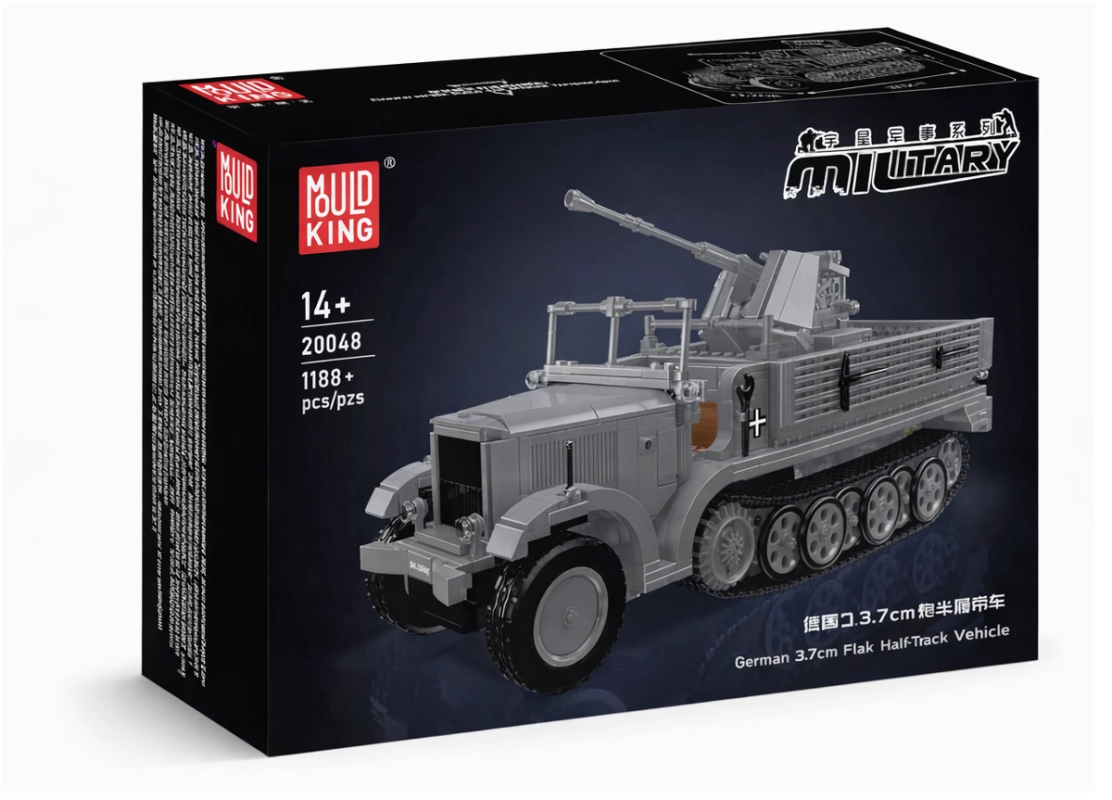 Deutsches Halbkettenfahrzeug Sd.Kfz.7 mit Flak Mould King 20048