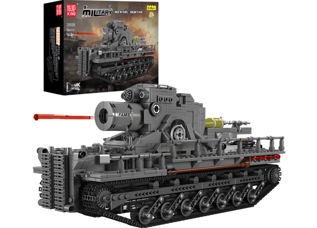 Deutsches Halbkettenfahrzeug Sd.Kfz.7 mit Flak Mould King 20048 - kopie