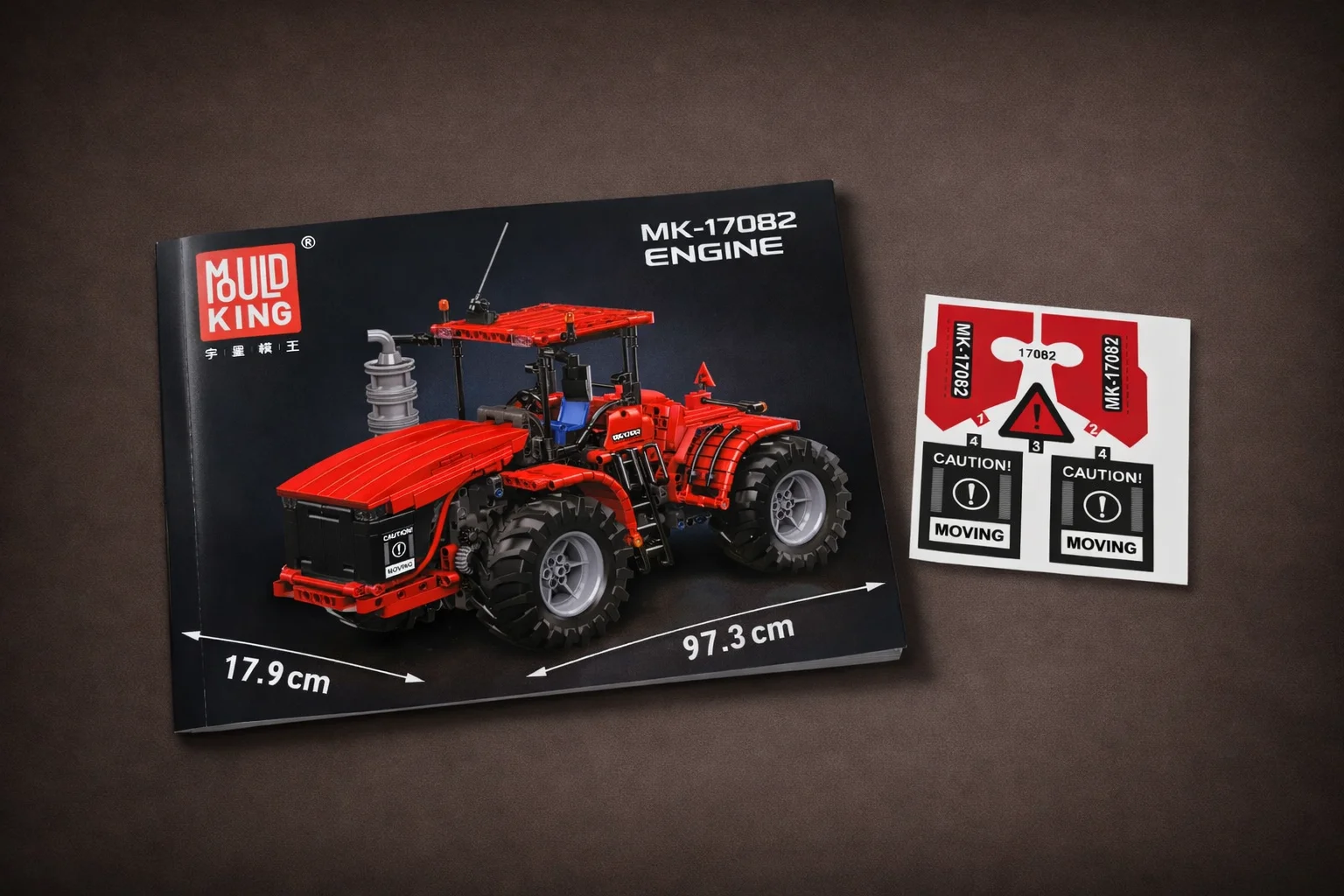 Bauanleitung für den Mould King 17082 Tractor Challenger